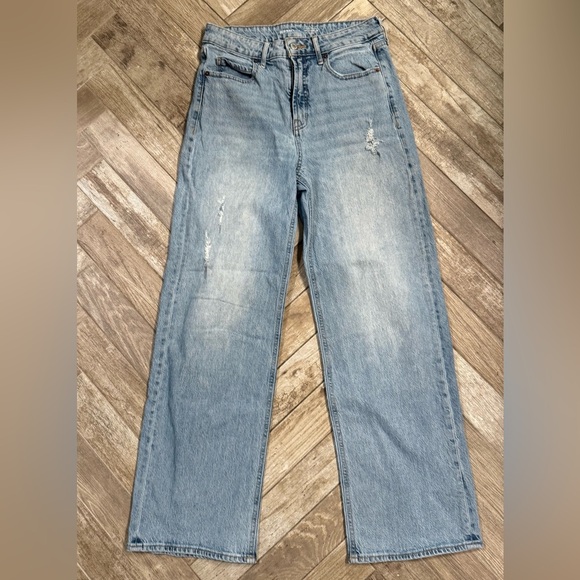 Old Navy Sky Hi wide leg jeans- women’s size 6 - Picture 1 of 6